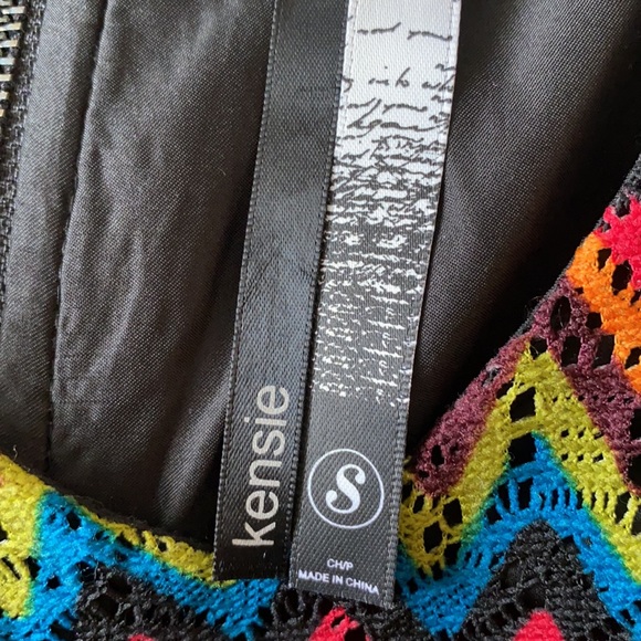 Kensie Zig Zag Multicolored Dress - Picture 5 of 5